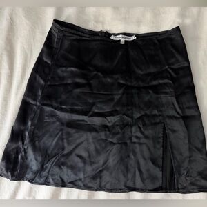 Reformation Silk mini skirt
